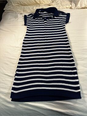 Sonoma Navy and white Striped Knit Top
